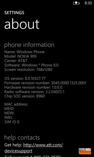 Nokia Lumia 1020 Windows 8 Phone Software