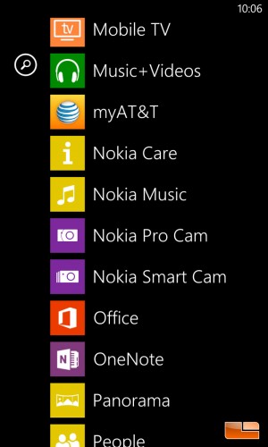 Nokia Lumia 1020 Windows 8 Phone Software
