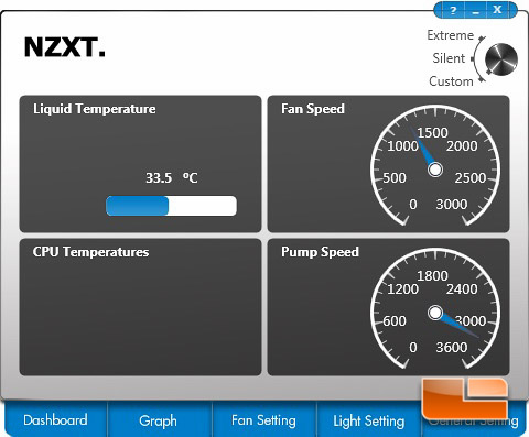 NZXT Kraken Control Dashboard