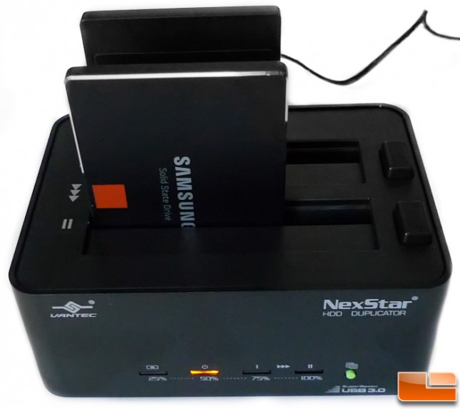 Vantec NexStar HDD Duplicator Operation