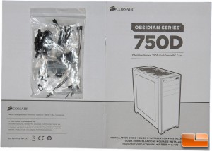 Corsair Obsidian 750D Box Contents