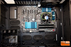 Corsair Obsidian 750D Motherboard Installed