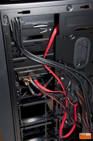 Corsair Obsidian 750D HDD Installed Rear