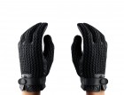 Mujjo Leather Crochet Touchscreen Gloves