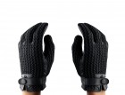 Mujjo Leather Crochet Touchscreen Gloves