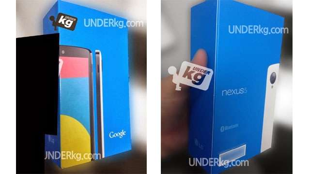 Nexus 5 retail packaging