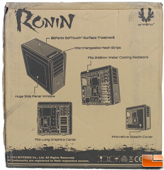 Ronin Packaging Back