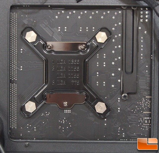 TC12DX Back of Motherboard Support
