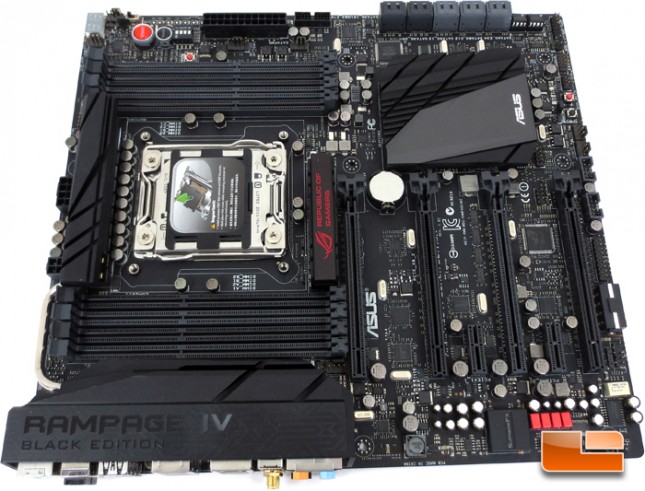 ASUS Rampage IV Black Edition Intel X79 Motherboard Layout