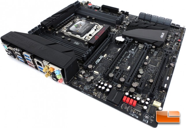 ASUS Rampage IV Black Edition Intel X79 Motherboard Layout