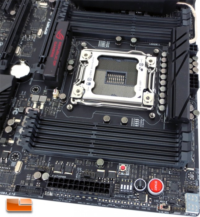 ASUS Rampage IV Black Edition Intel X79 Motherboard Layout