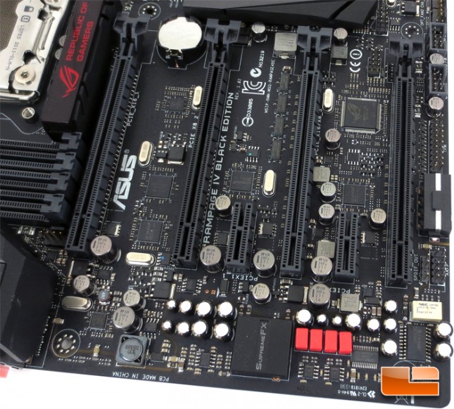 ASUS Rampage IV Black Edition Intel X79 Motherboard Layout