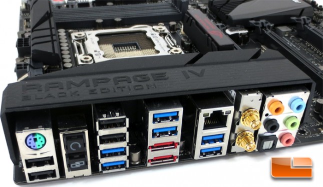 ASUS Rampage IV Black Edition Intel X79 Motherboard Layout