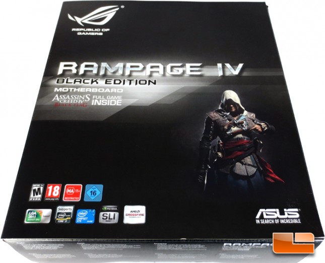 ASUS Rampage IV Black Edition Retail Packaging