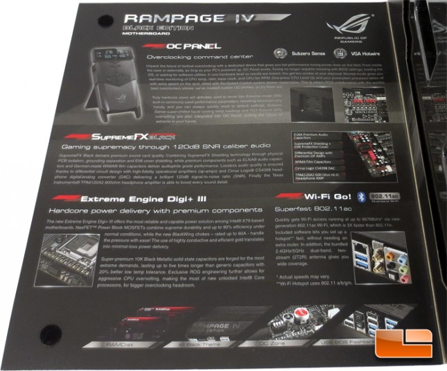 ASUS Rampage IV Black Edition Retail Packaging