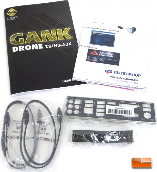 GANK Drone Z87H3-A3X Retail Packaging