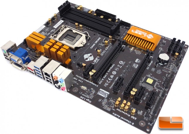 GANK Drone Z87H3-A3X Intel Z87 Motherboard Layout