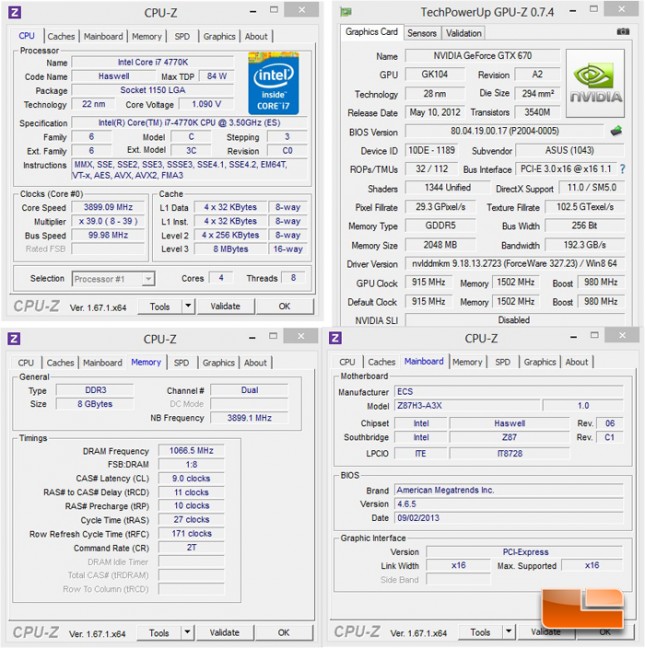 ECS GANK Drone Z87H3-A3X System Settings