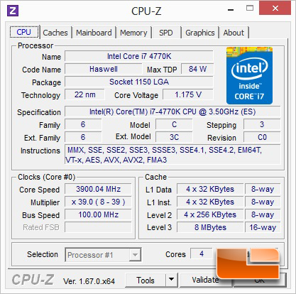 GIGABYTE G1.Sniper 5 CPUz