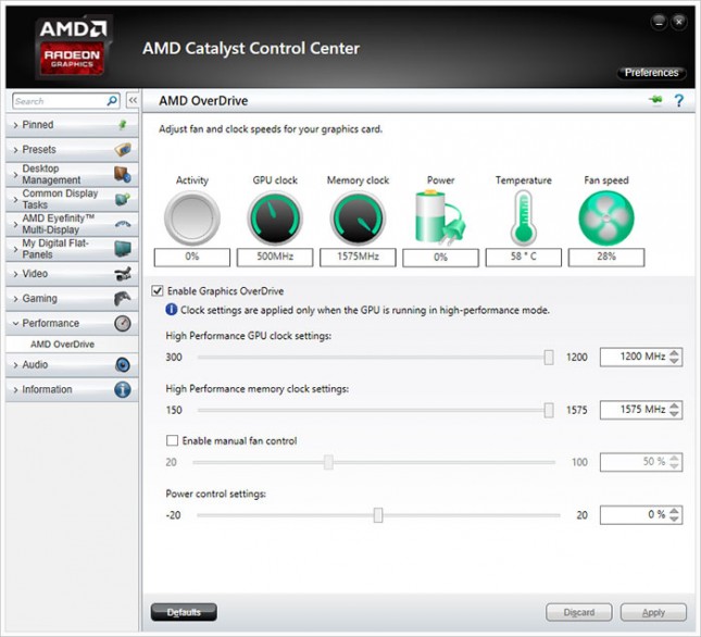 R7950 AMD Overdrive OC