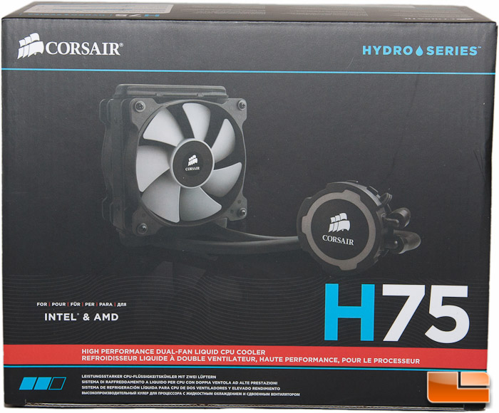 Scrupulous pull Sideboard Corsair Hydro Series H75 Sealed Water Cooler Review - Page 2 of 6 - Legit  Reviews