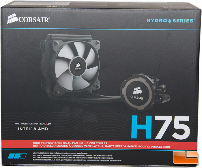 Corsair H75 Box Top