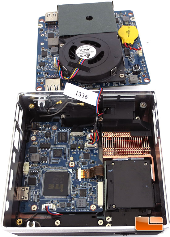 GIGABYTE BRIX Ultra SFF PC & Projector Inner Parts