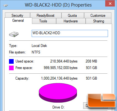 HDD Properties