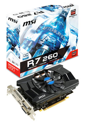 MSI R7 260 1GD5 OC