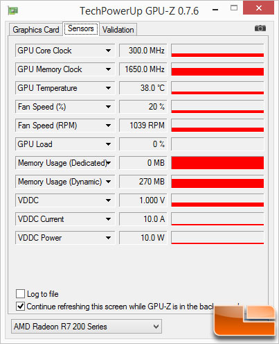 Sapphire R7 260X GPU-Z