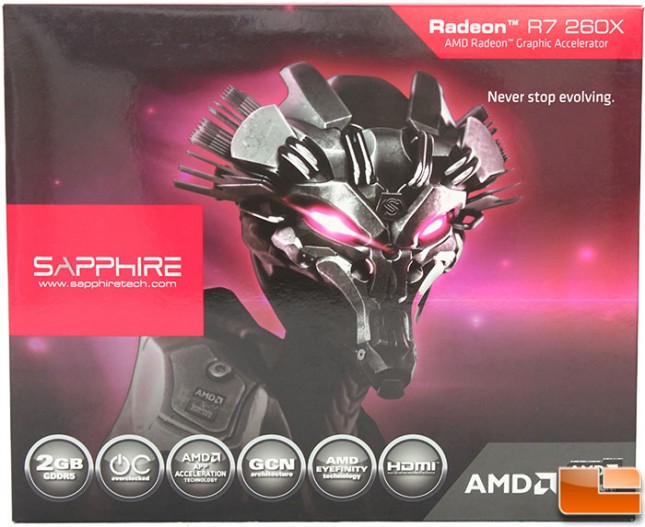 Sapphire R7 260X Box Front