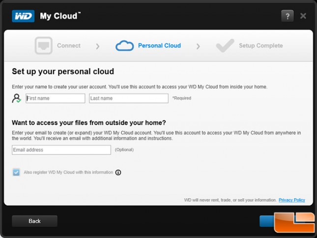 WD My Cloud Set Up