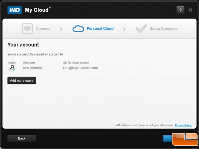 WD My Cloud Set Up