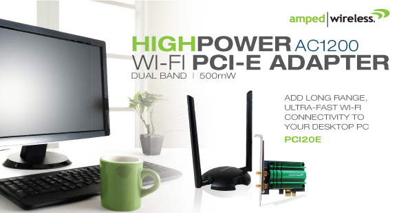 Amped Wireless PCIe Wi-Fi AC Adapter