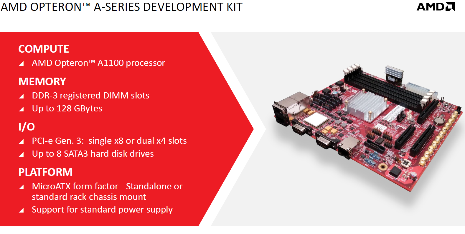 AMD Unveils its ARM Server Processor - AMD Opteron A1100 Series - Legit ...