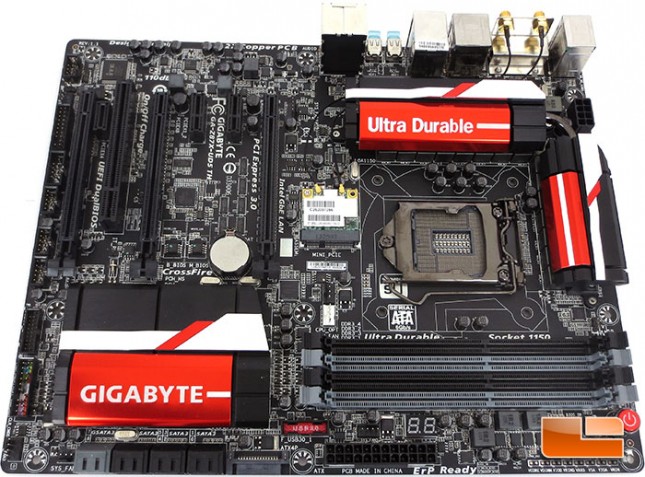 GIGABYTE Z87X-UD5 TH Motherboard Layout