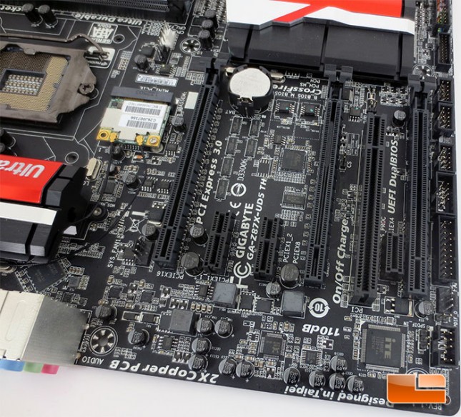 GIGABYTE Z87X-UD5 TH Motherboard Layout