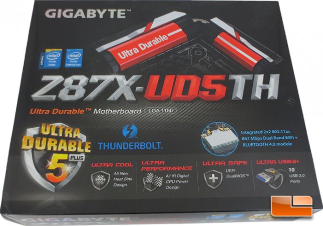 GIGABYTE Z87X-UD5 TH Retail Packaging