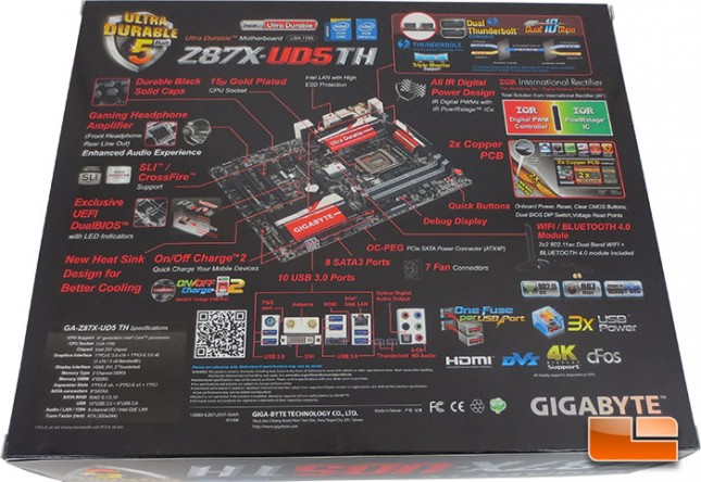 GIGABYTE Z87X-UD5 TH Retail Packaging