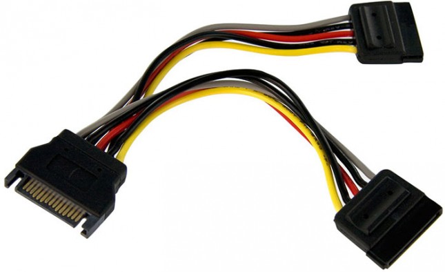 15pin SATA Power Cable Splitter