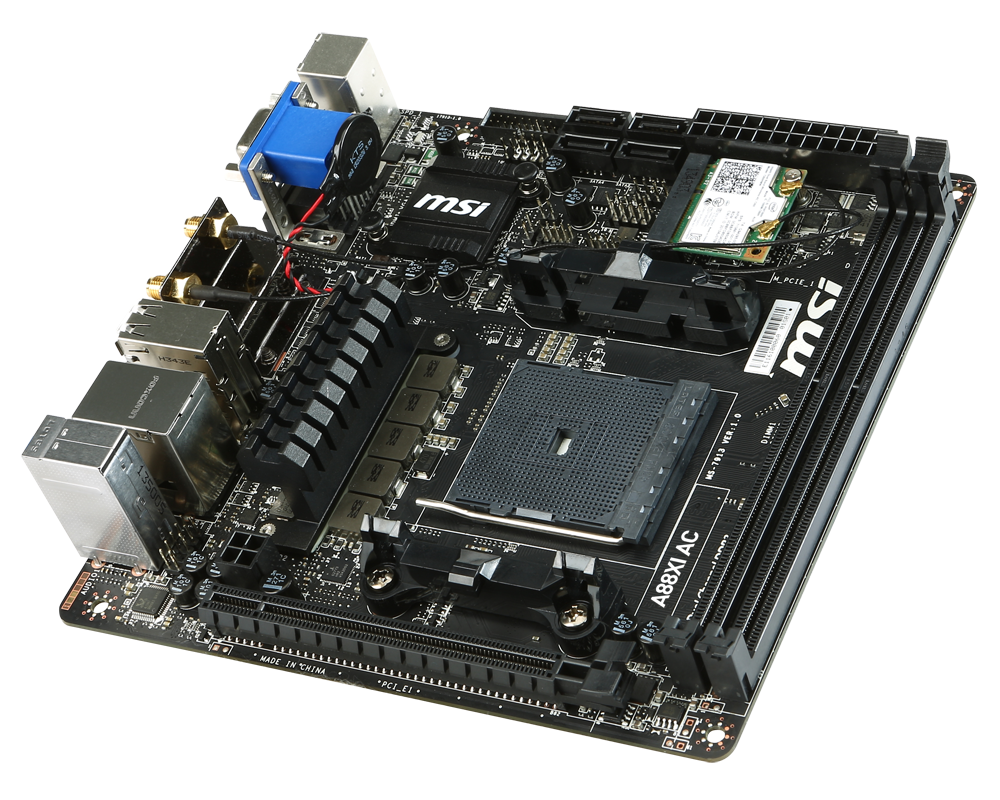 MSI announces FM2+ Mini-ITX A88XI AC motherboard - Legit Reviews