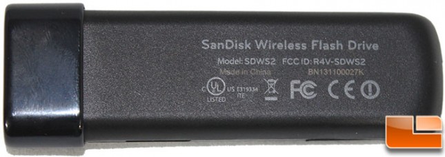 SanDisk Wireless Flash Drive Back