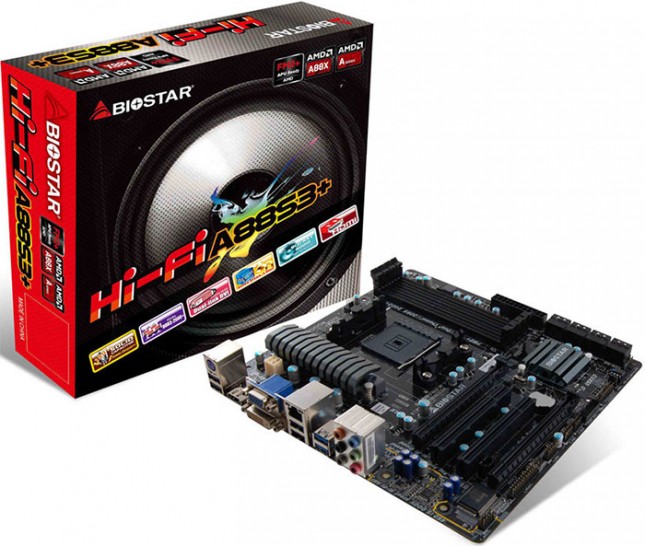 BIOSTAR Hi-Fi A88S3+ AMD FM2+ Motherboard