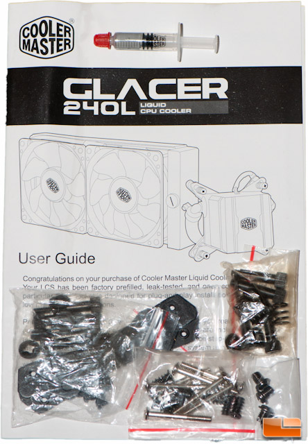 Cooler Master Glacer 240L Accessories