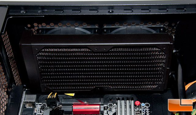 Cooler Master Glacer 240L Radiator Installed