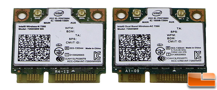 Intel 7260hmw 802 11ac Versus Intel 7260hmw Bn 802 11n Legit Reviews What Intel 7260 Wireless Card Should You Get