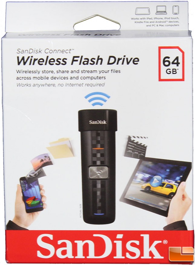 Stedord pelleten Descent SanDisk Connect 64GB Wireless Flash Drive Review - Page 2 of 7 - Legit  Reviews