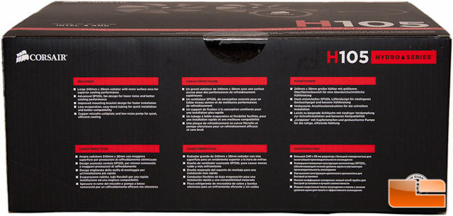 Corsair H105 Box