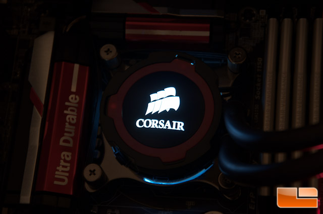 Corsair H105 Pump Color
