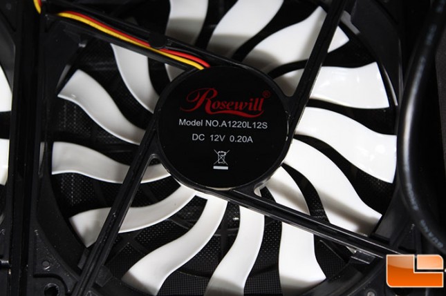Rosewill Legacy MX2 Bottom Fan Close-Up